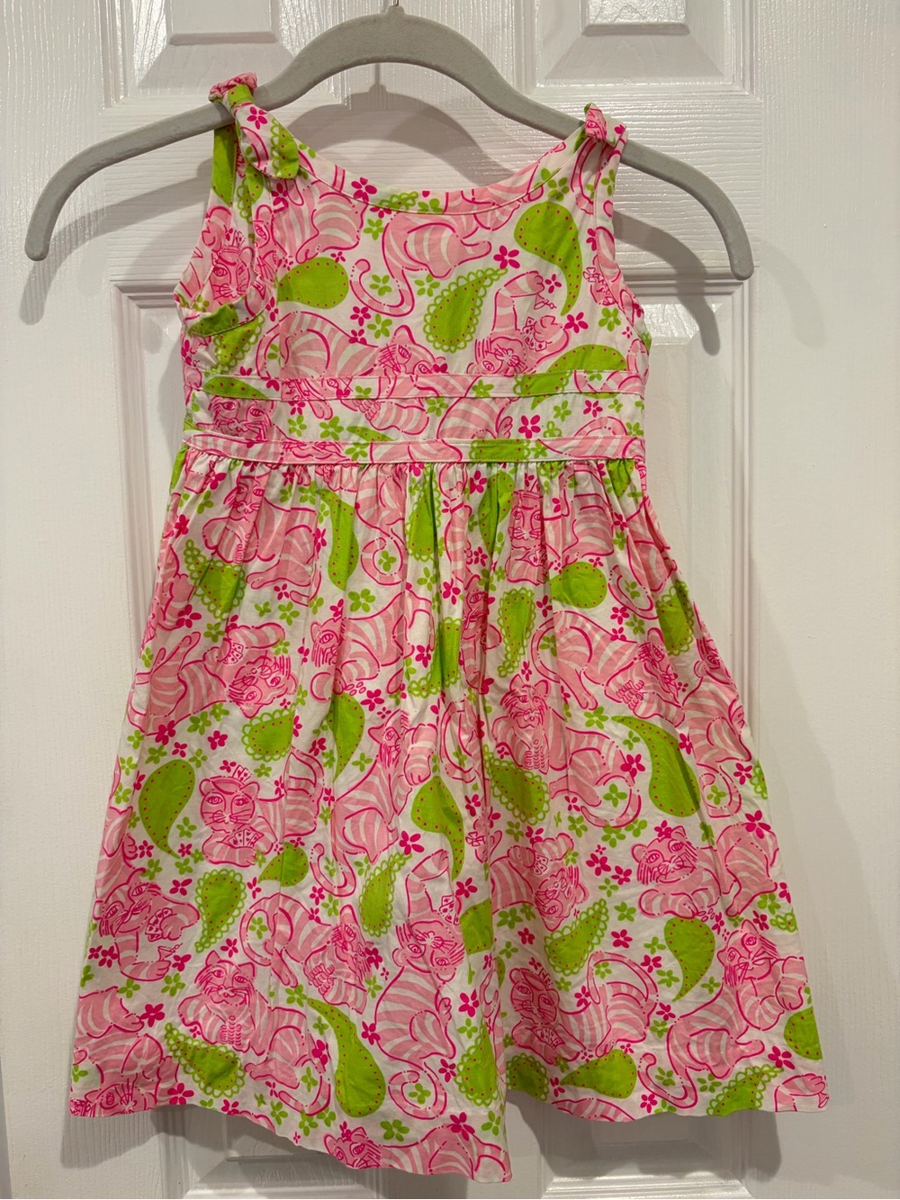 Lilly Pulitzer Black Jack Cat Dress 4T